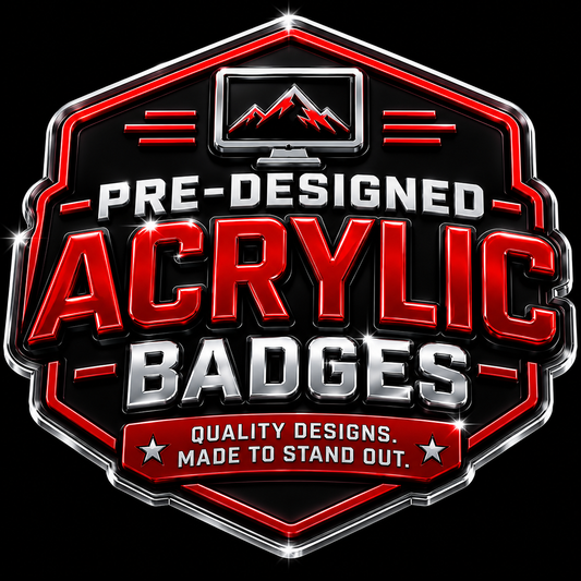 Wicked Badge Lab Acrylic Badge/Emblem