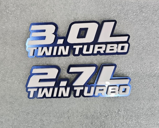 Engine Displacement Badges