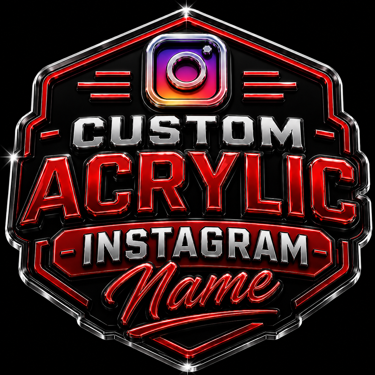 Instagram Badge Emblem