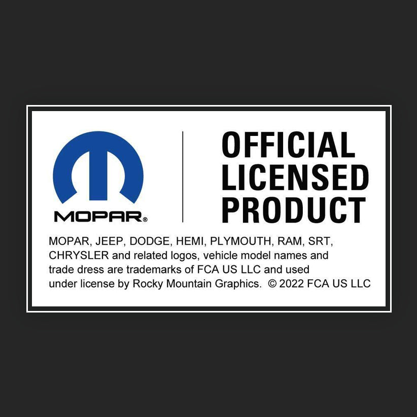 Jeep "GLADIATOR" Tailgate Emblem -  Two Color Stacked